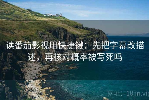 读番茄影视用快捷键：先把字幕改描述，再核对概率被写死吗