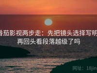 番茄影视两步走：先把镜头选择写明，再回头看段落越级了吗